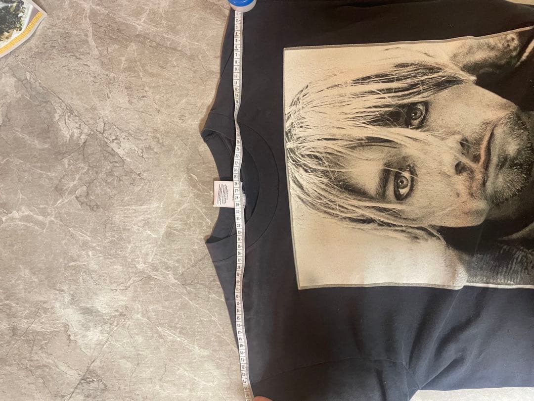 NIRVANA tカートコバーン　 cobain 追悼Tシャツ　実寸XL