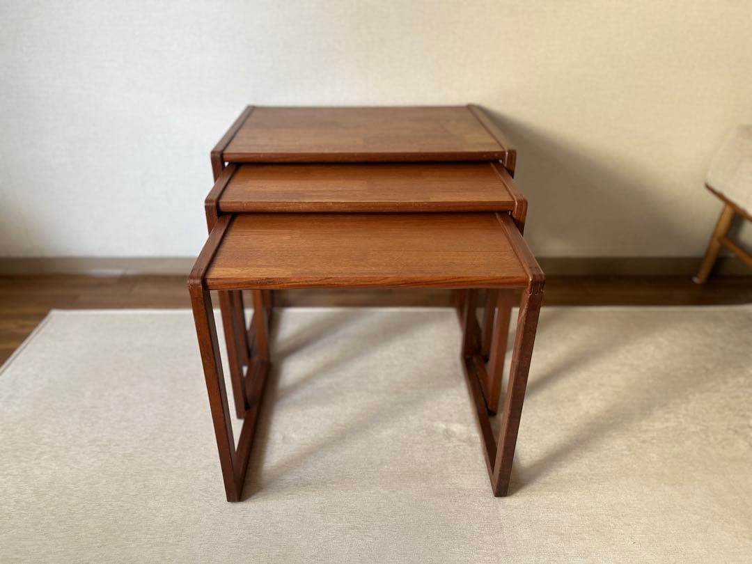 北欧ヴィンテージ/ネストテーブル/サイドテーブル