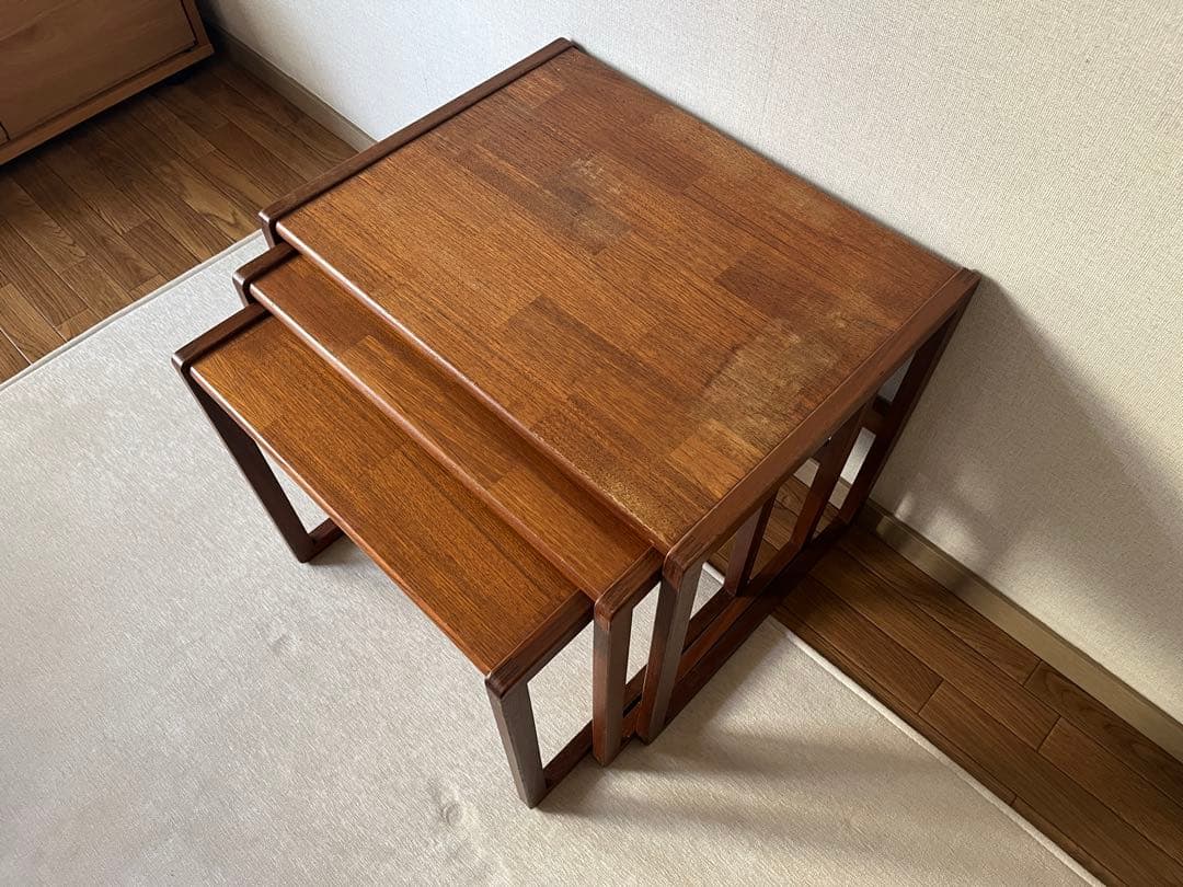 北欧ヴィンテージ/ネストテーブル/サイドテーブル