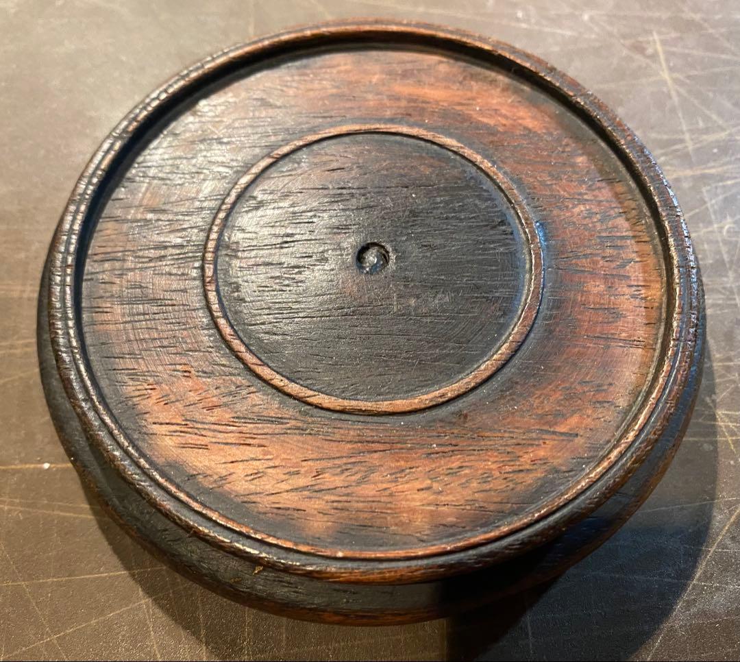 古墨玉　和田玉 瑞獣　鑑賞台３点セット ・ヴィンテージ　レア 鼻煙壺・台湾茶器