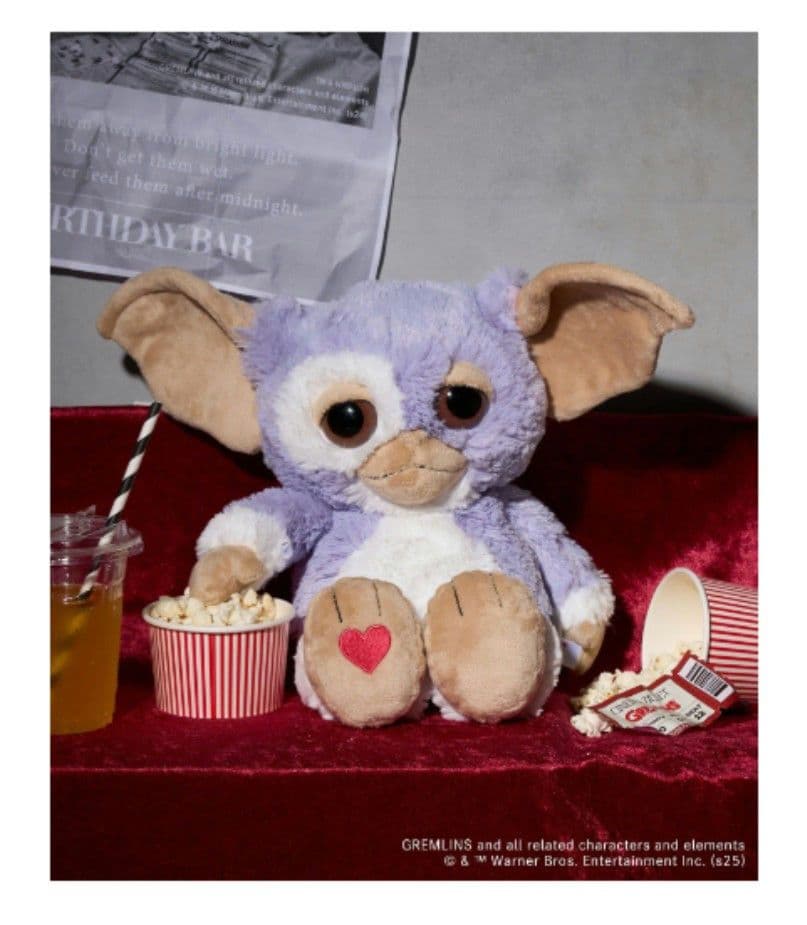 バースデイバー グレムリン ライラックグレー ギズモ ぬいぐるみ 35cm