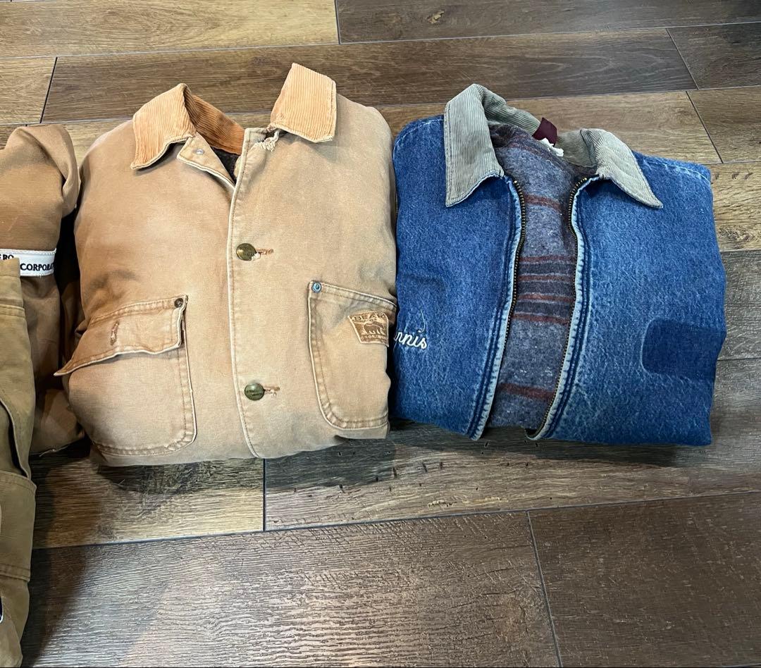 ふ*す様 USワークジャケット1 　6着アソート　洗濯済　80S～