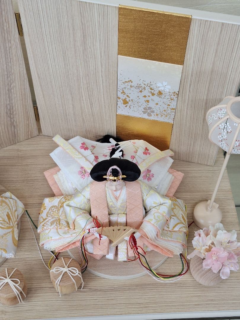 特典付き！ 雛人形 平安豊久作　小芥子 うた　創作雛 親王飾り