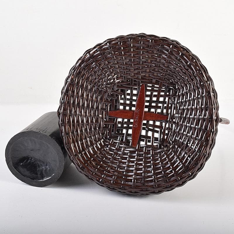 茶道具　平安　竹美斎造　時代藤組　宗金篭　共箱　M　R7696B