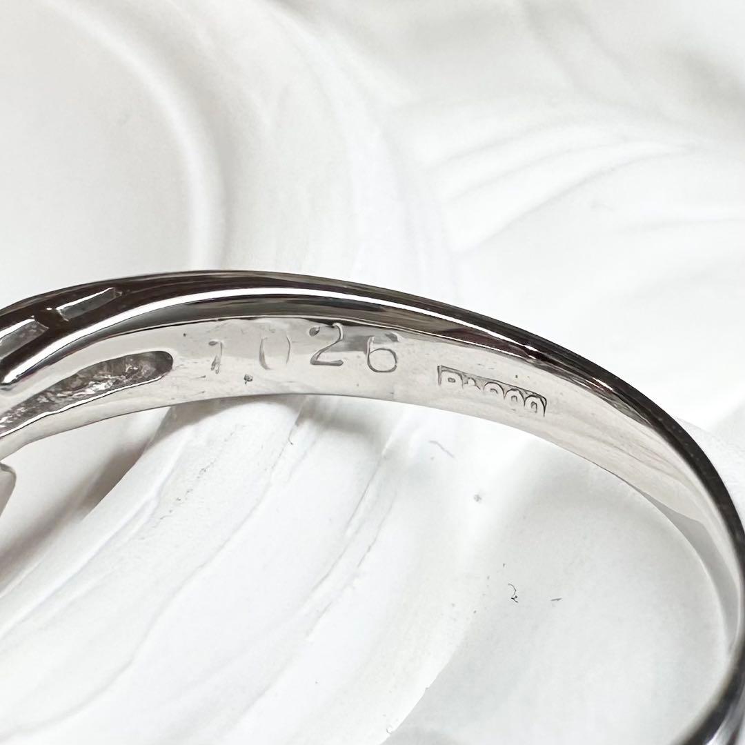 【M】PT900 ダイヤモンド 1.026ct リング フラワーモチーフ