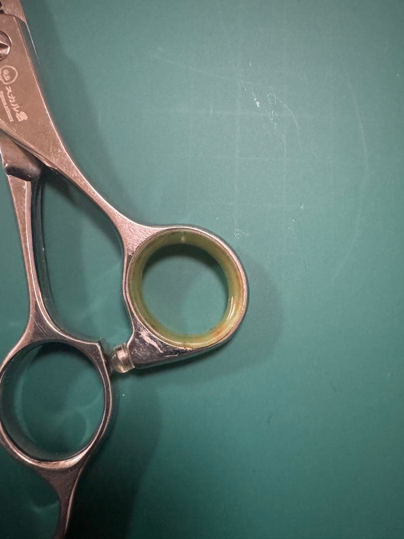 【本日限定価格】　トリミングハサミ　ハサミの若菜 スカル君　オフセット