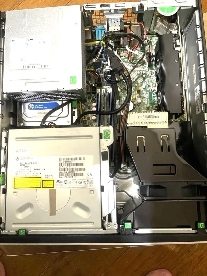 デスクトップPC リノベーション　Hewlett Packard