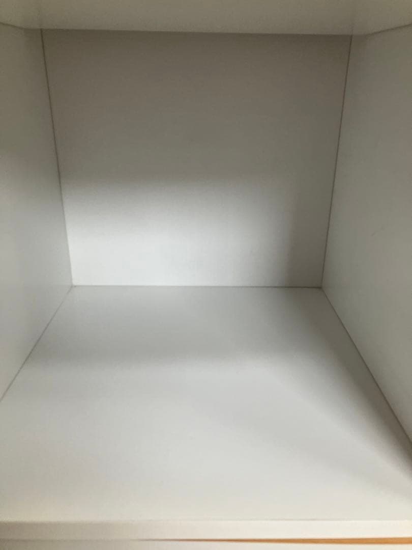 ディスプレイラック ホワイト 高さ123幅116奥行41cm ダメージ有り