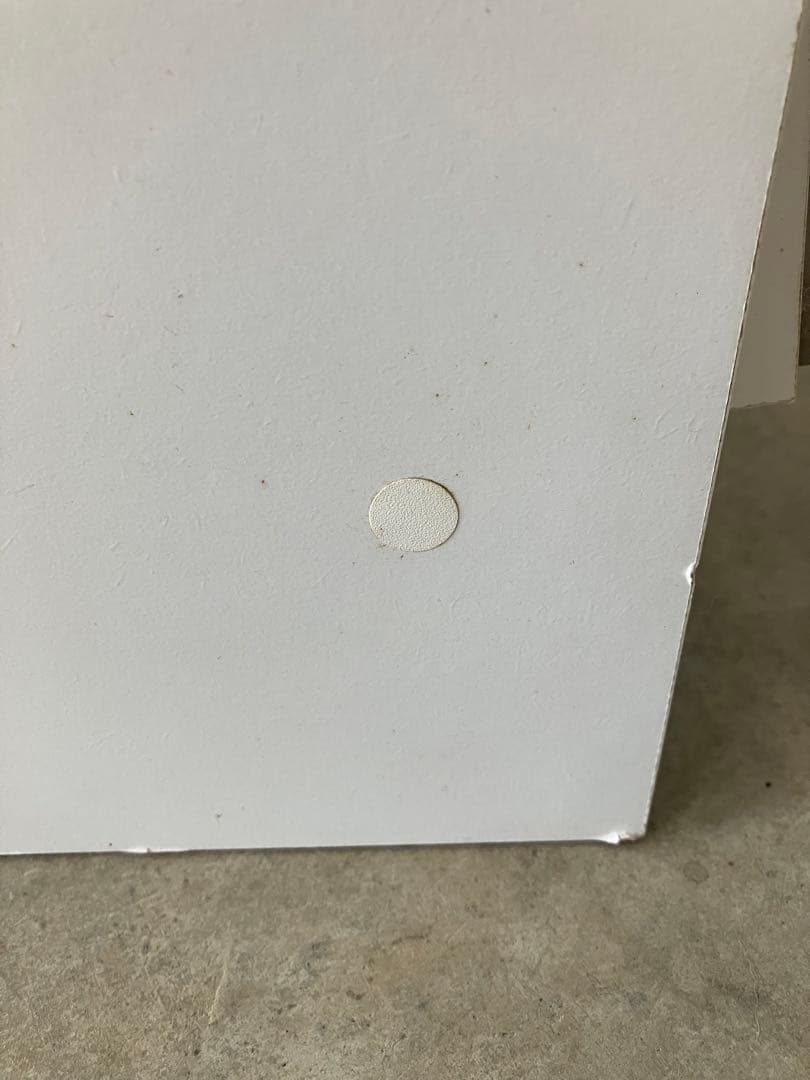 ディスプレイラック ホワイト 高さ123幅116奥行41cm ダメージ有り