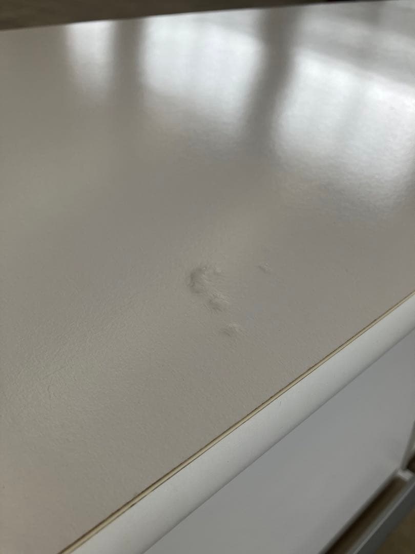 ディスプレイラック ホワイト 高さ123幅116奥行41cm ダメージ有り