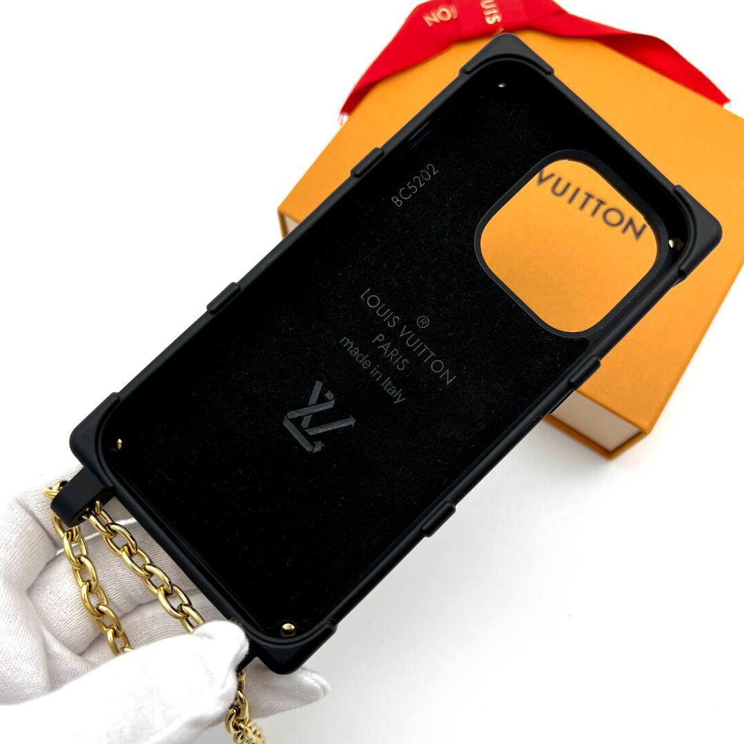 【未使用級】ルイヴィトン モノグラム リトランク iPhone 14 PRO 黒