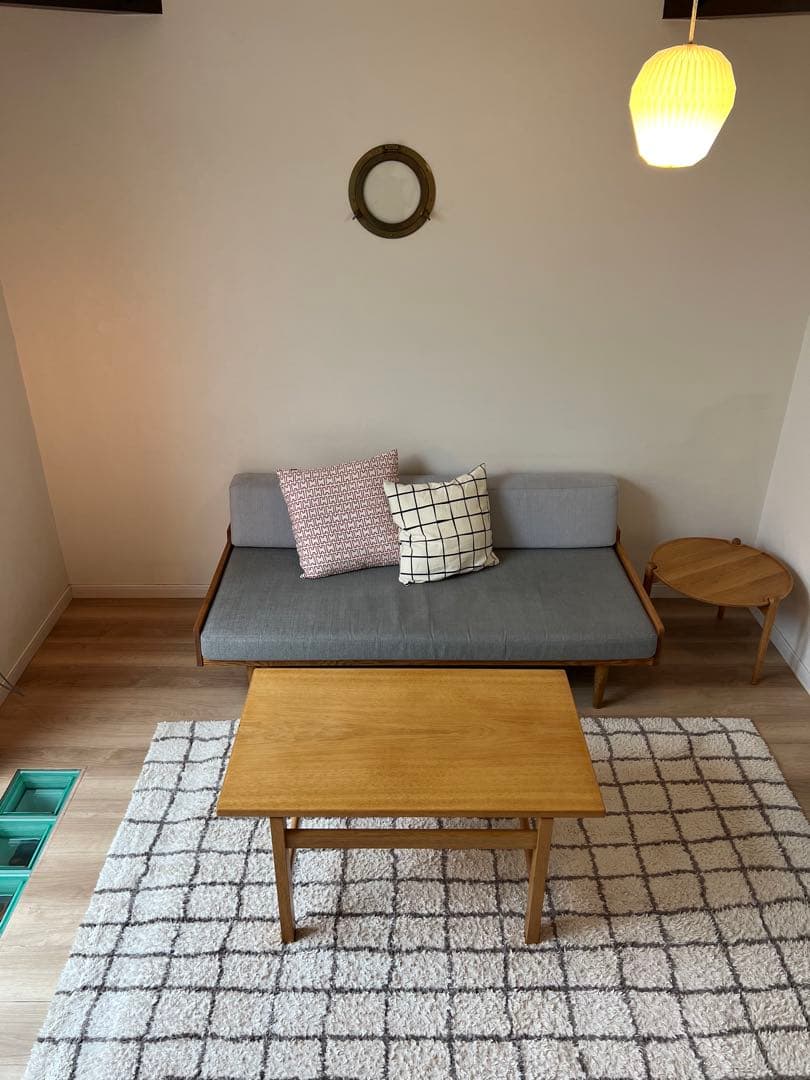 ウェグナー　getama ゲタマ サイドテーブル　オーク　北欧ビンテージ家具