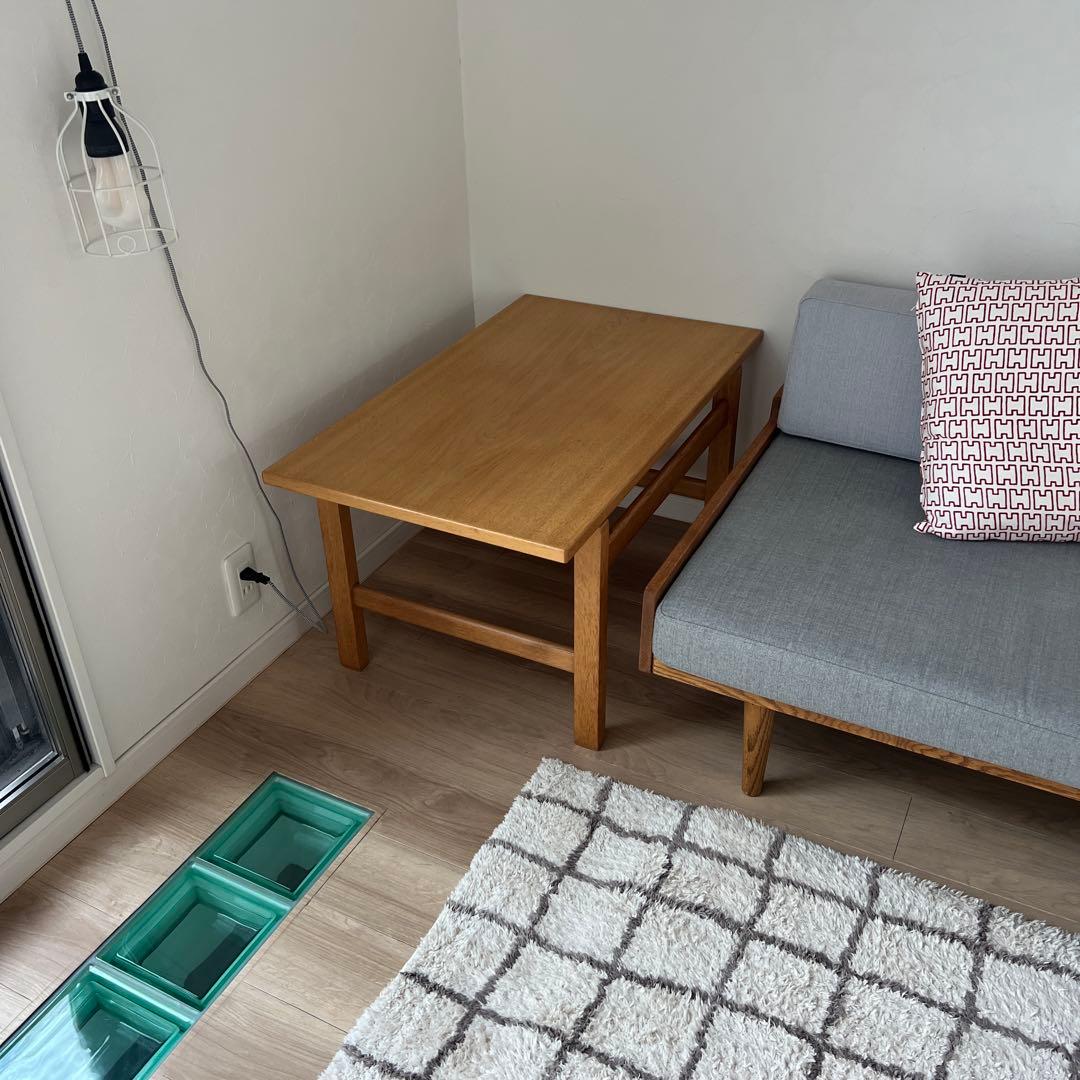 ウェグナー　getama ゲタマ サイドテーブル　オーク　北欧ビンテージ家具