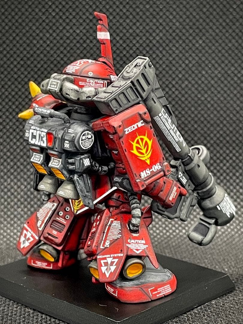 【送料無料/匿名配送】ガンダムコンバージ ザクIIジョニーライデン機 リペイント