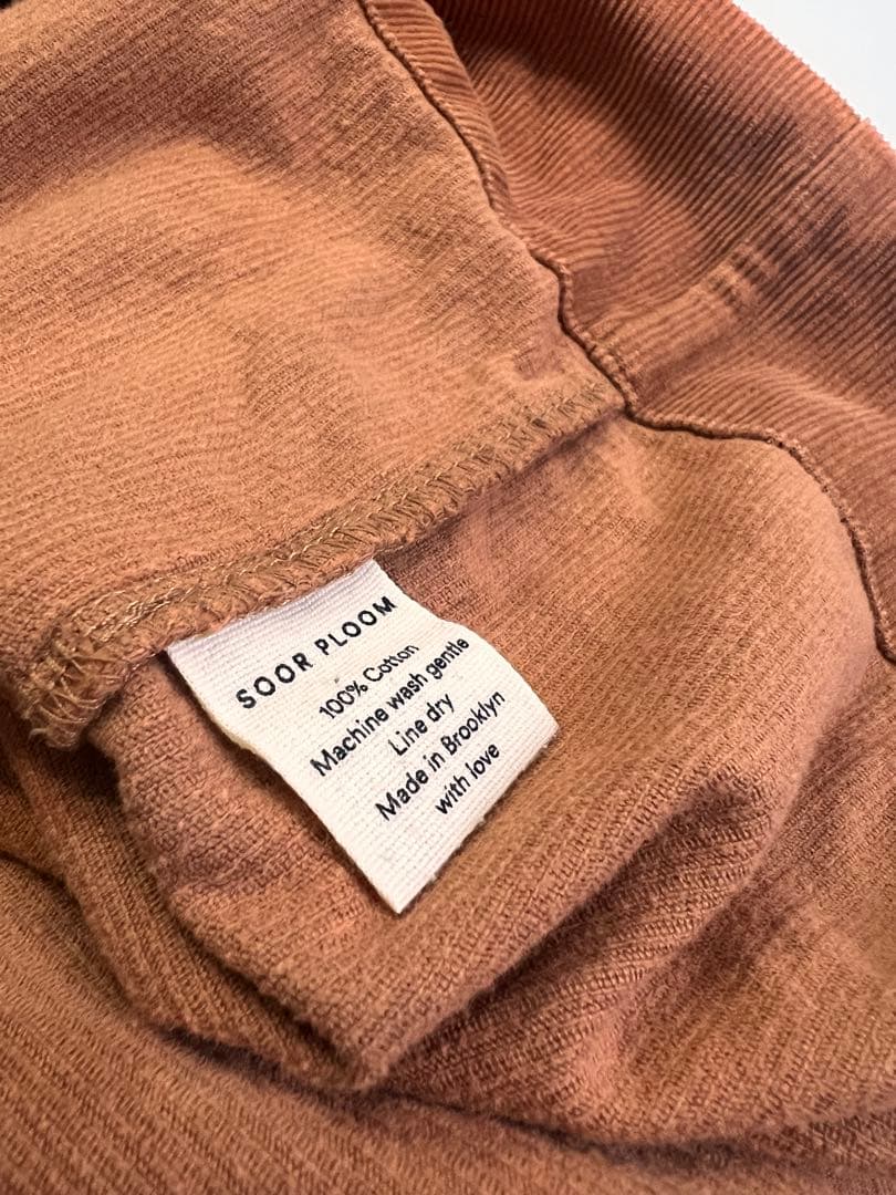 soor ploom ソーアプルーム　6/7y 吊りスカート　コーデュロイ