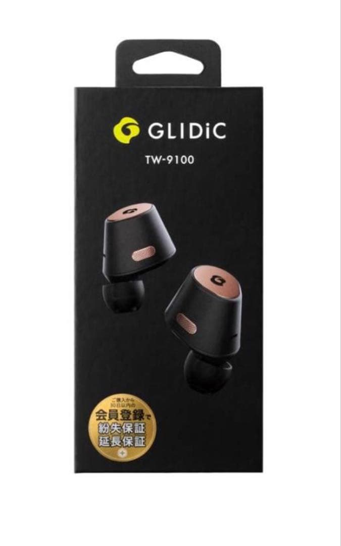 新品　GLIDiC TW-9100 完全ワイヤレスイヤホン ブラック