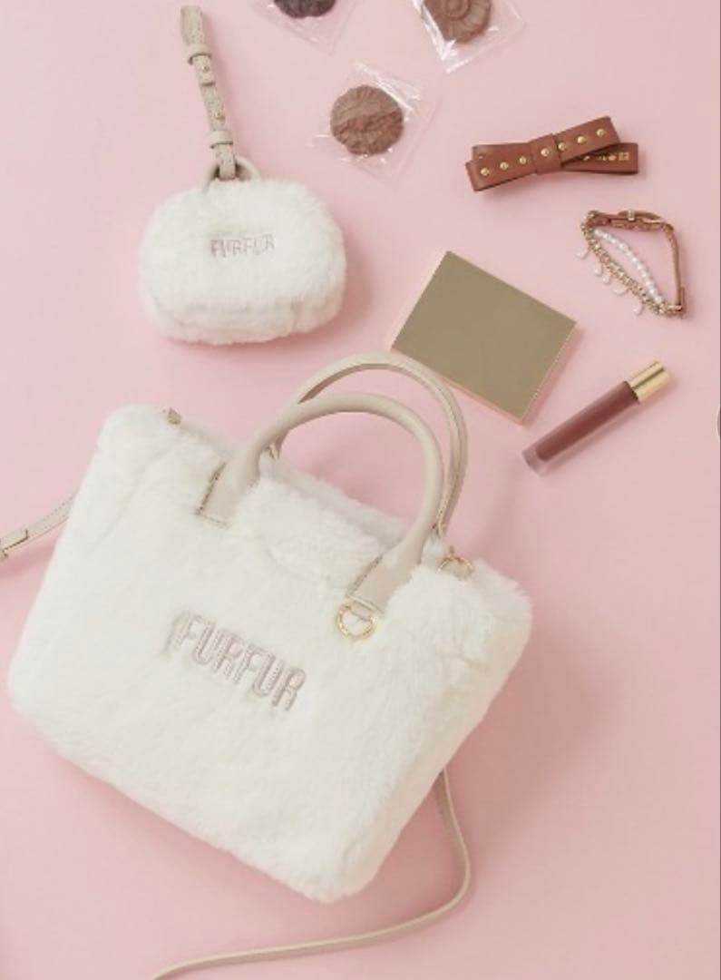 furfur ▪︎ファーバッグ▪︎アイボリー