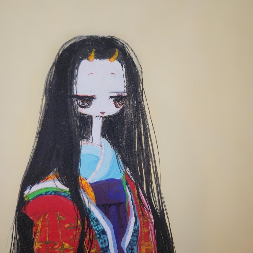 国内作家様 少女画 鬼 着物 乙女 和服 着物