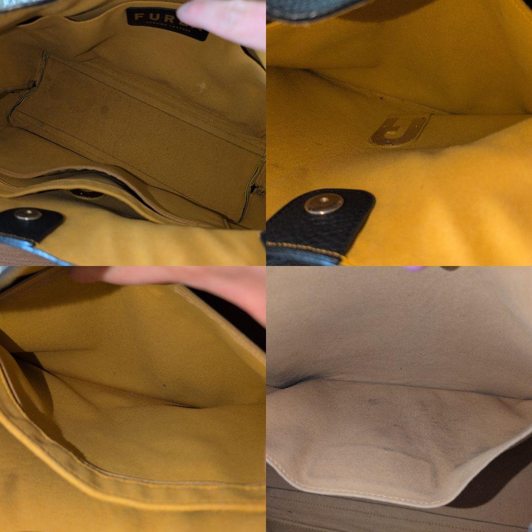 FURLA　フルラ　ハンドバッグ　肩掛け　レザー　本革　ブラック　プリムラ