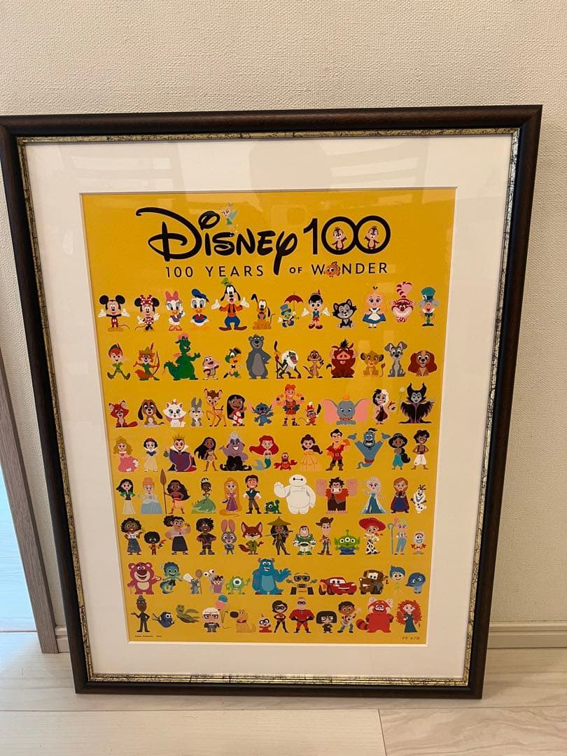 disney100周年　ディズニー絵画　世界限定100枚＋α