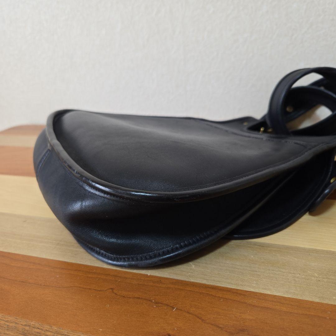 バッグ Vintage Coach saddlebag 9988 Black