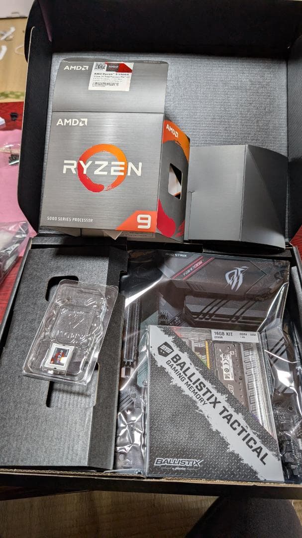 Ryzen 5900X+ROG STRIX B550-F +16GBセット