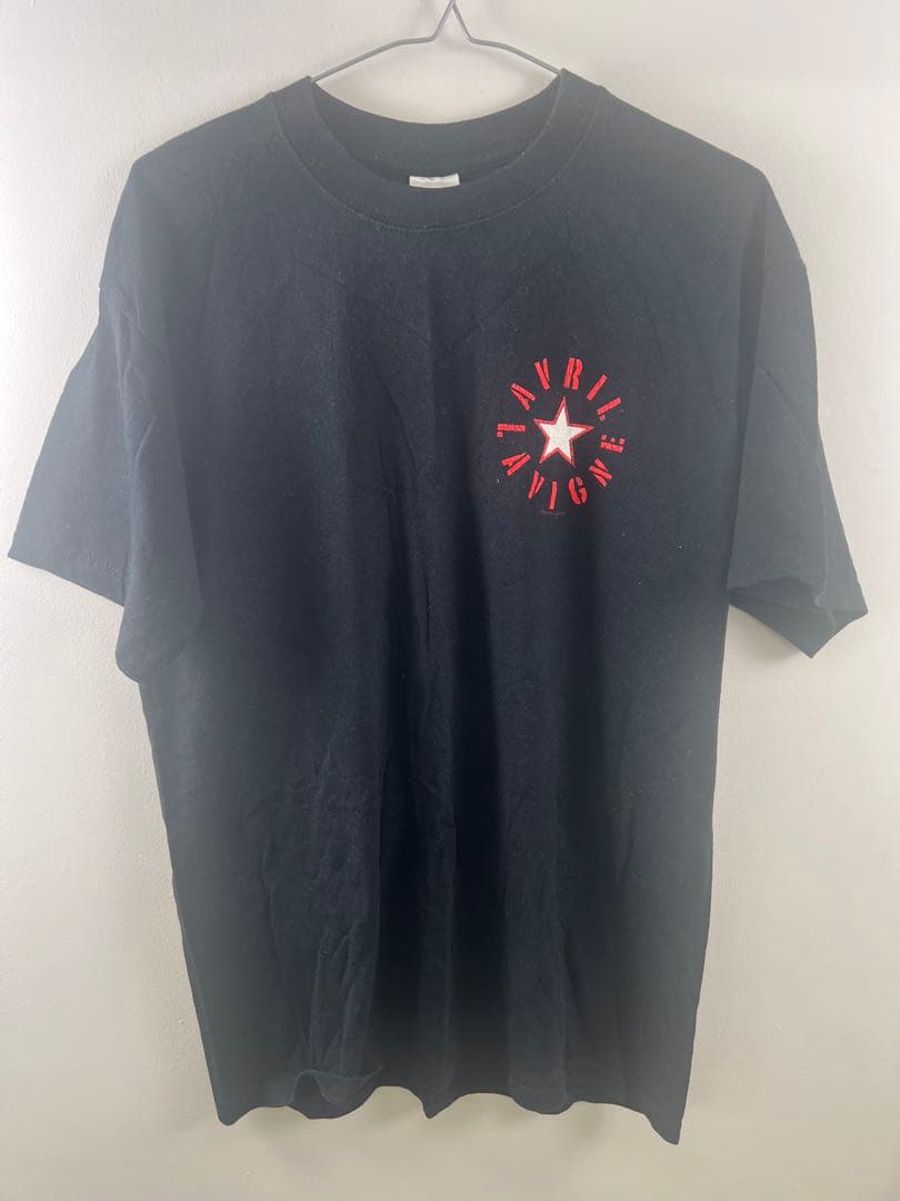 アヴリル・ラヴィーン　Tシャツ　レア　黒　M used