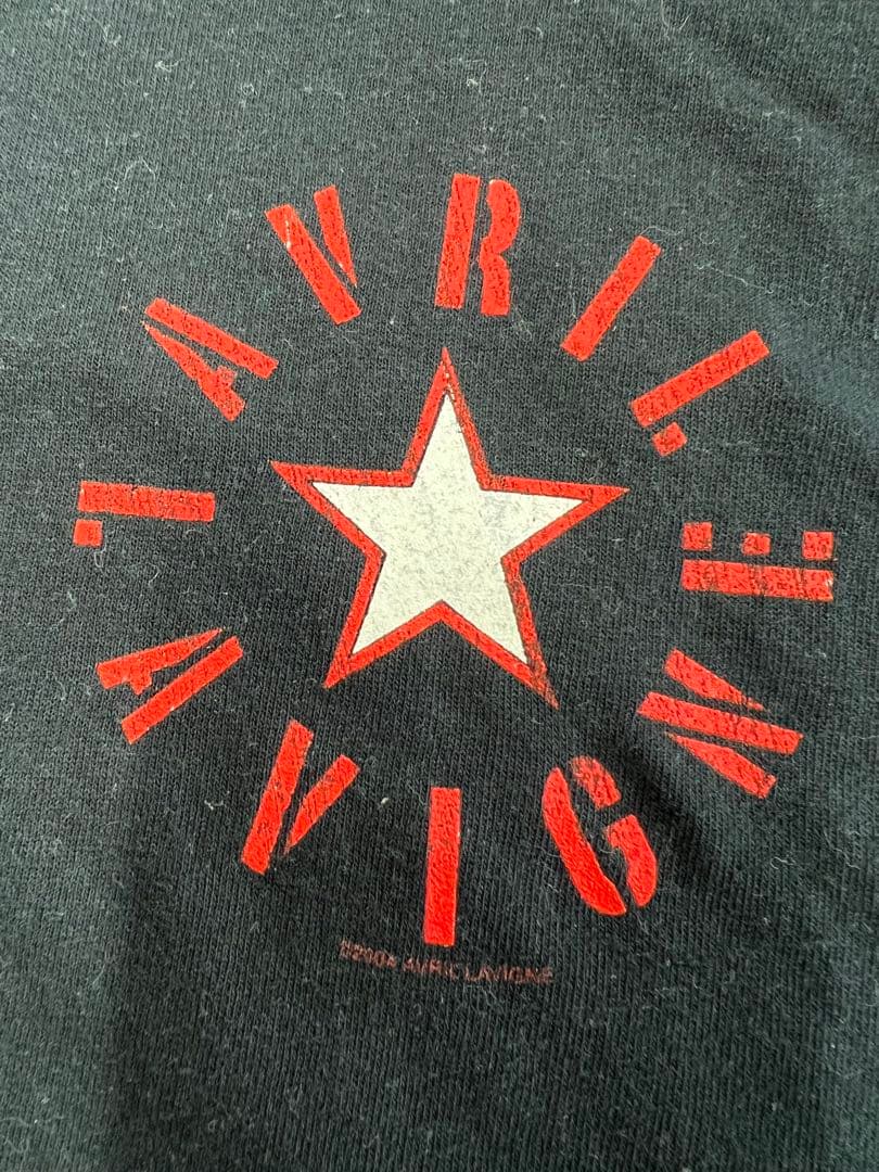 アヴリル・ラヴィーン　Tシャツ　レア　黒　M used