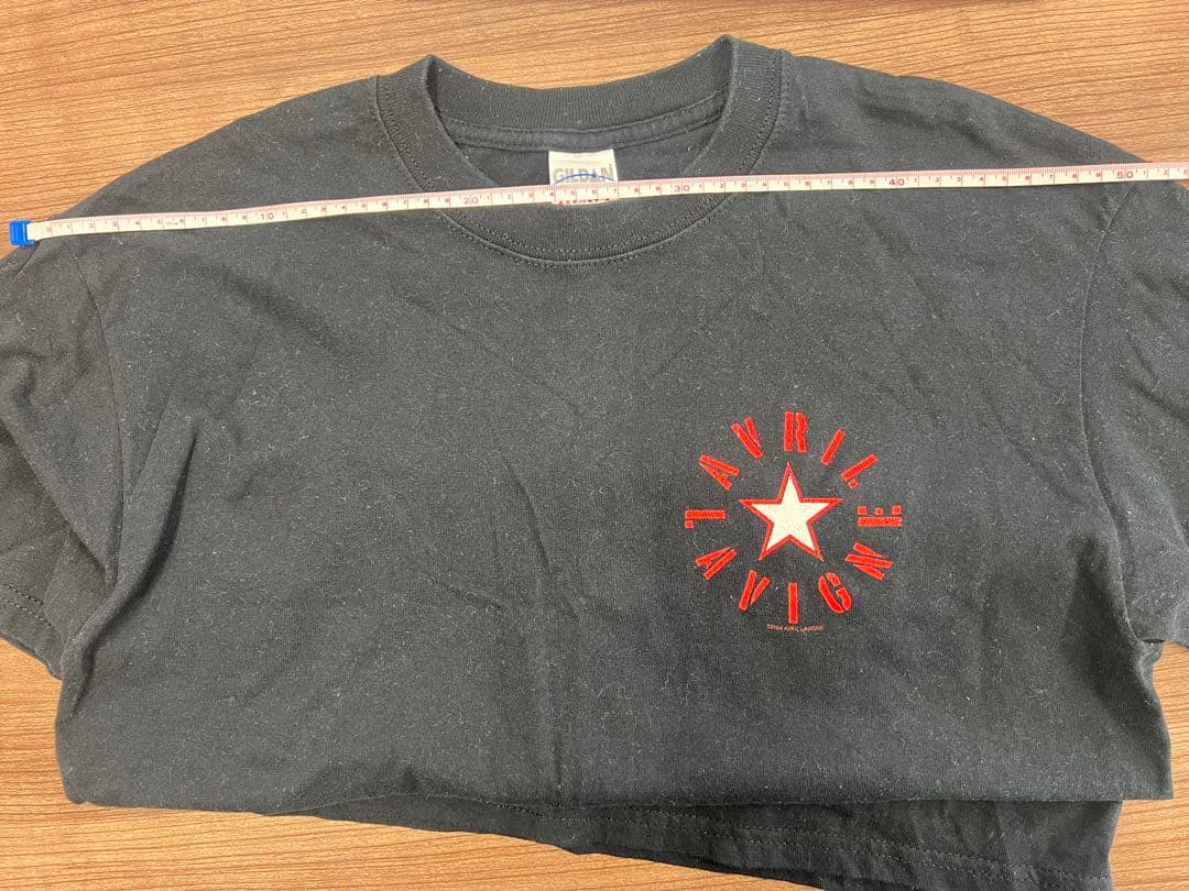 アヴリル・ラヴィーン　Tシャツ　レア　黒　M used