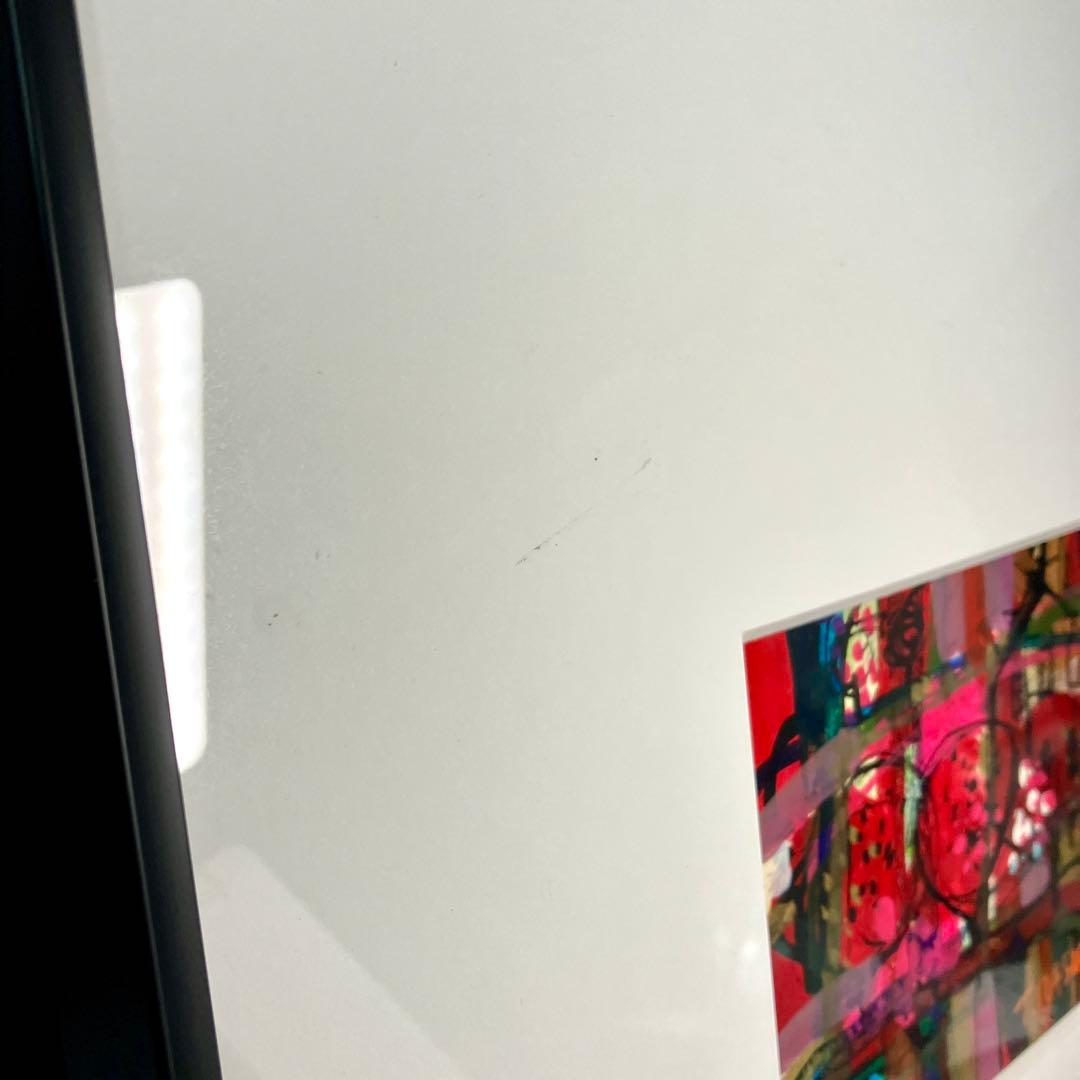 【匿名配送/希少】アクリル画/増島 豊治/アート/額