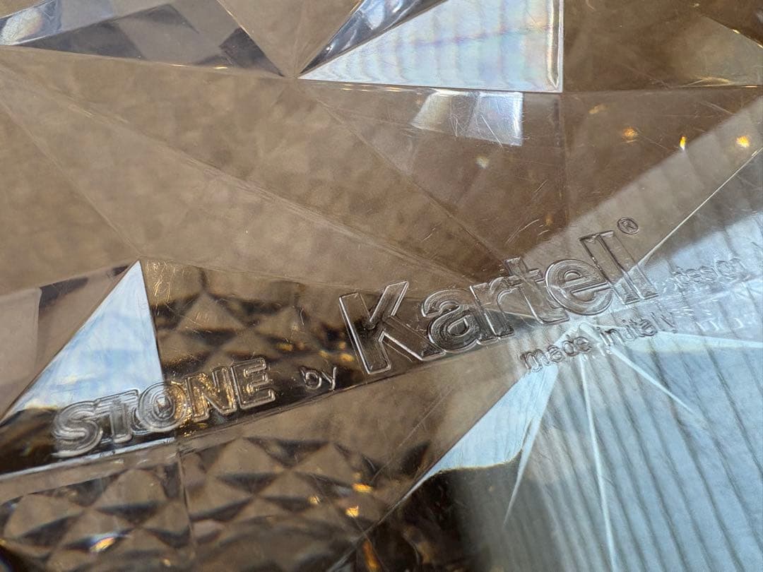 v*e様 Kartell STONE カルテル ストーン スツール クリスタル