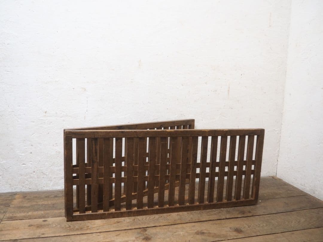 1226 アンティーク　帳場格子　間仕切り　衝立　結界　骨董　レトロ　インテリア