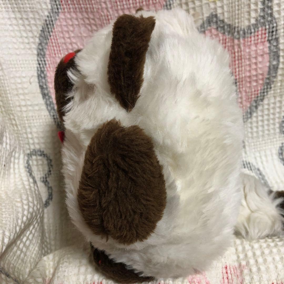 昭和レトロ　ヴィンテージ プチ.アムール　バンダイ　犬　ぬいぐるみ　中古品