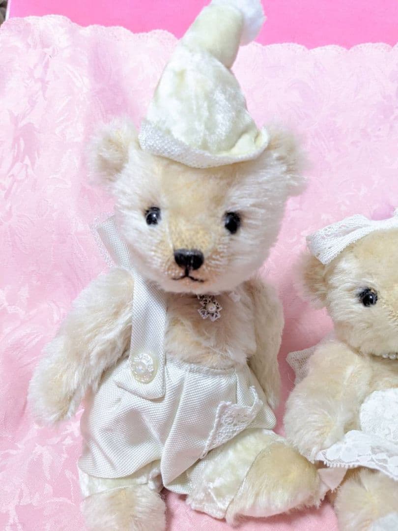 テディベア作家♥丸山いくこ♥テディベア♥ウェディングベア♥ぬいぐるみ♥世界で一体