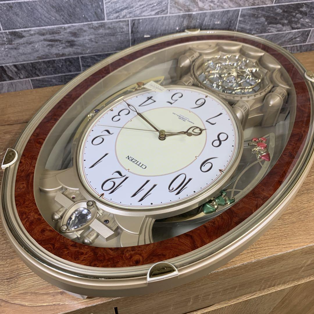 生産終了品　CITIZEN　電波掛時計 パルミューズクイーンダムN 4MN484