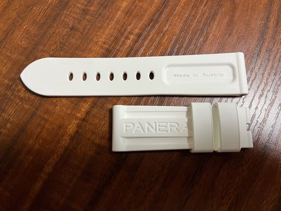 【かっくん】PANERAI ホワイト ラバーベルト