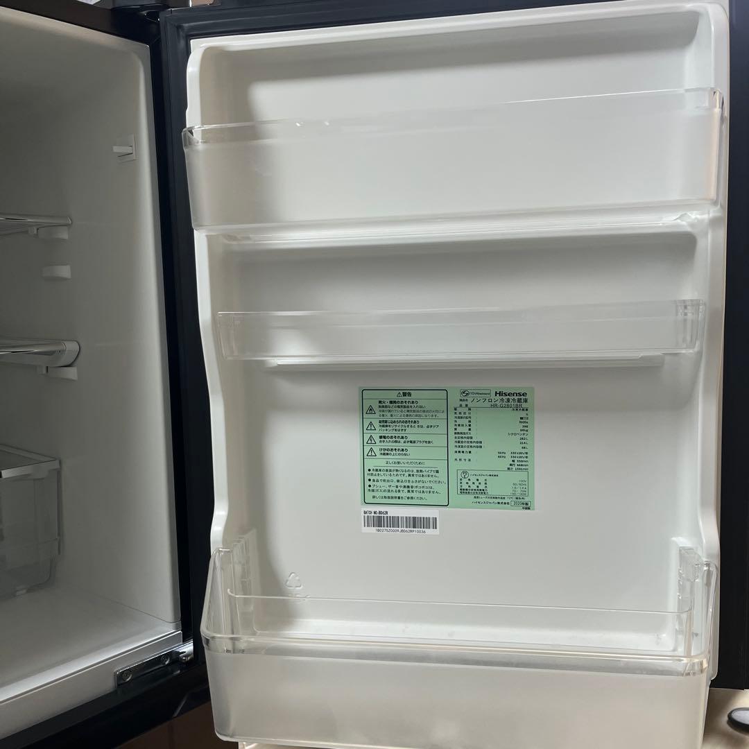 【送料込み】282L 3ドア　冷蔵庫　ハイセンスHisense 2020年製