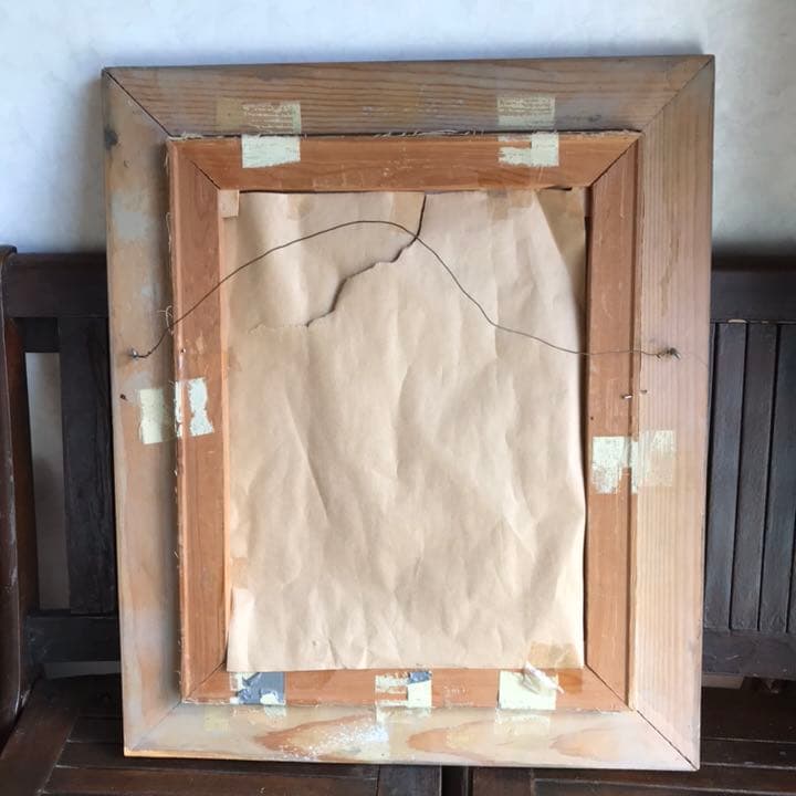 50s〜 アメリカアンティーク 絵画 USA カントリー ミッドセンチュリー