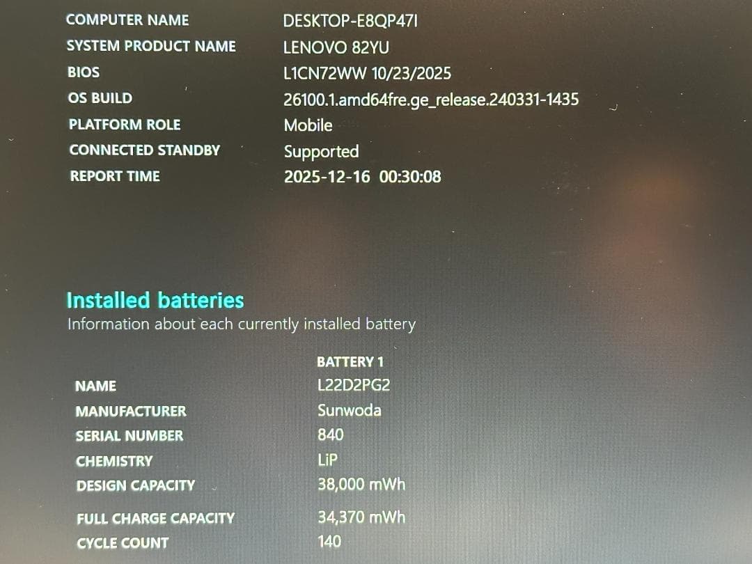 Windowsノート本体 Lenovo V15 G4 AMN Ryzen 5 7520U 8G 512G