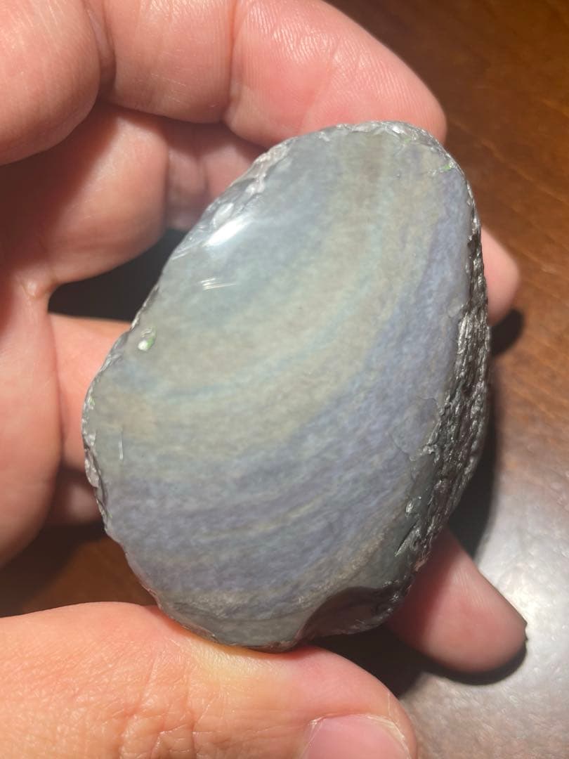 研磨品　十勝石玲瓏　パステルカラー　レインボーオブシディアン