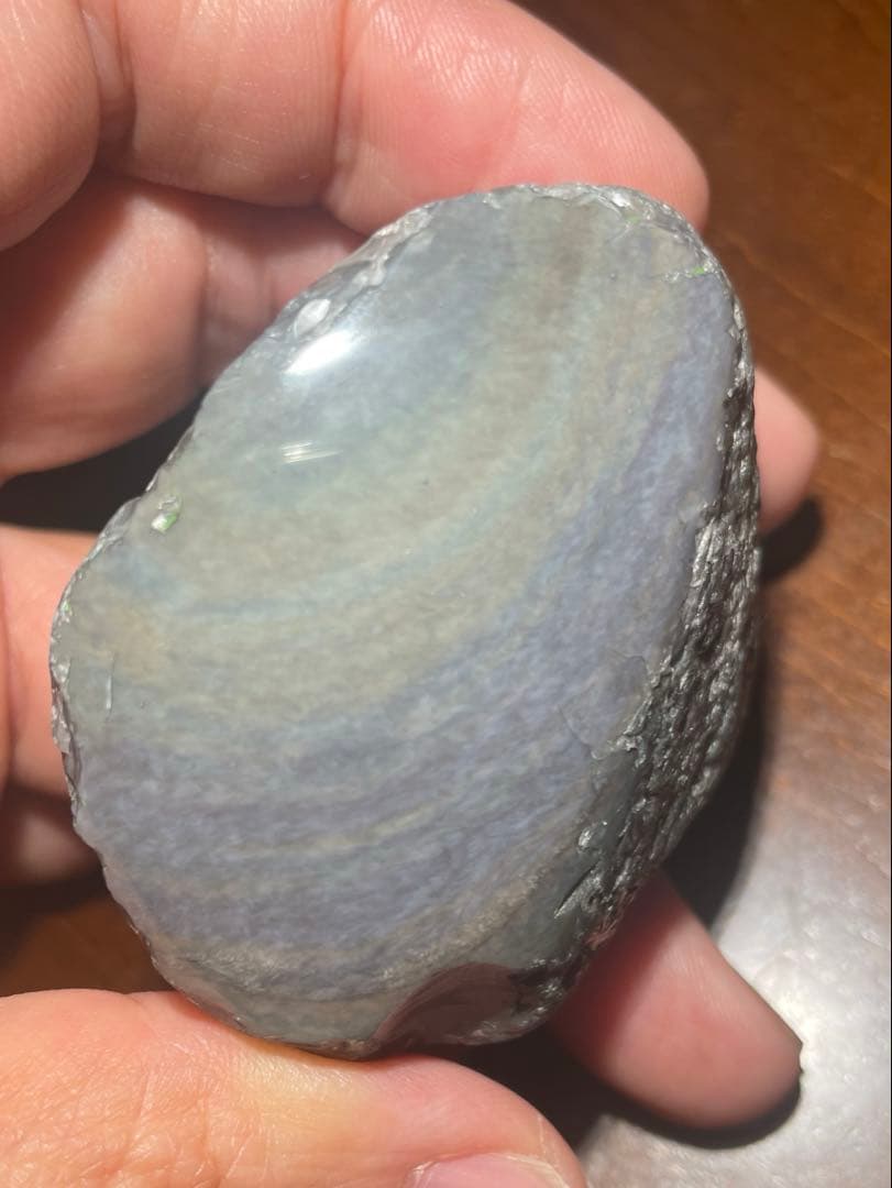 研磨品　十勝石玲瓏　パステルカラー　レインボーオブシディアン