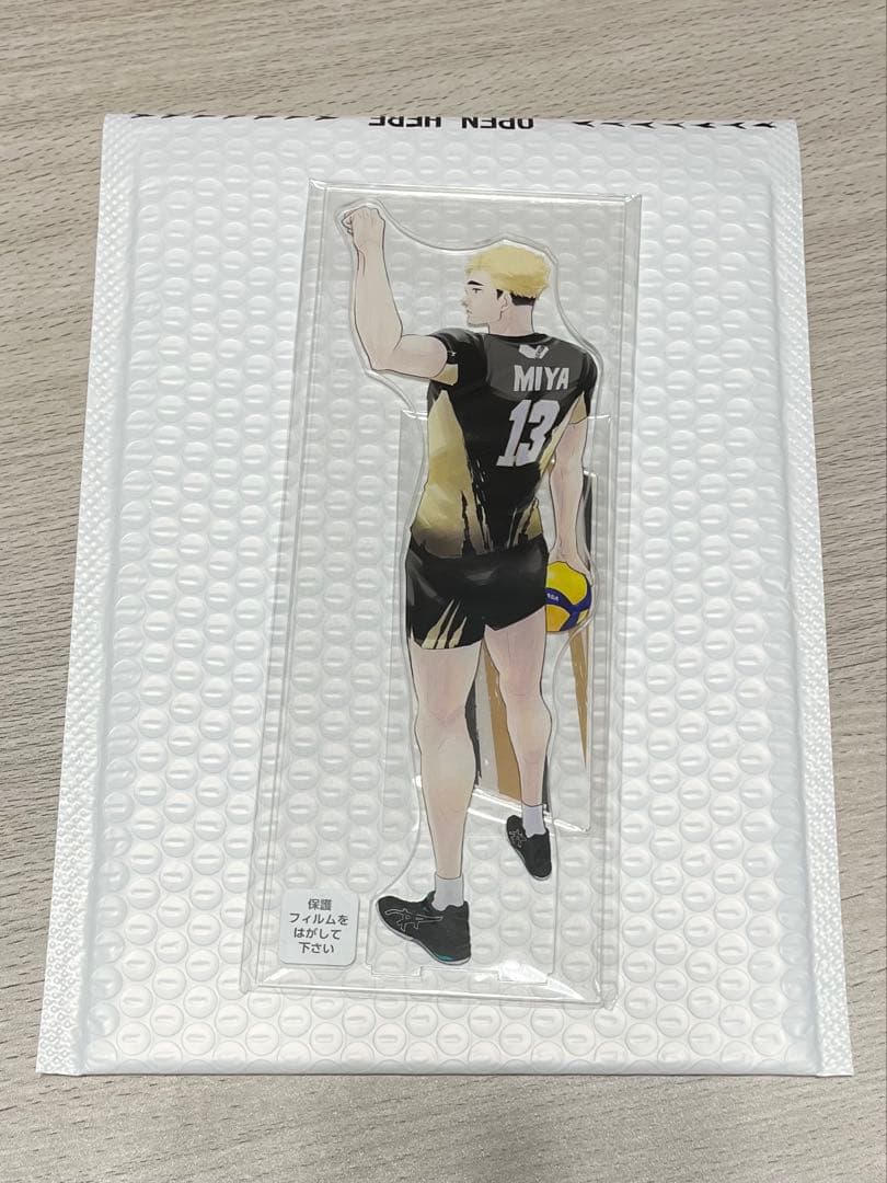 新品未開封 ハイキュー!! アクリルMEGAフィギュア 宮侑 MSBY Ｖリーグ