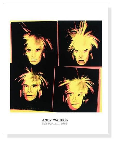 額装品/セルフポートレート 1986/アンディ ウォーホル/アート/ポスター