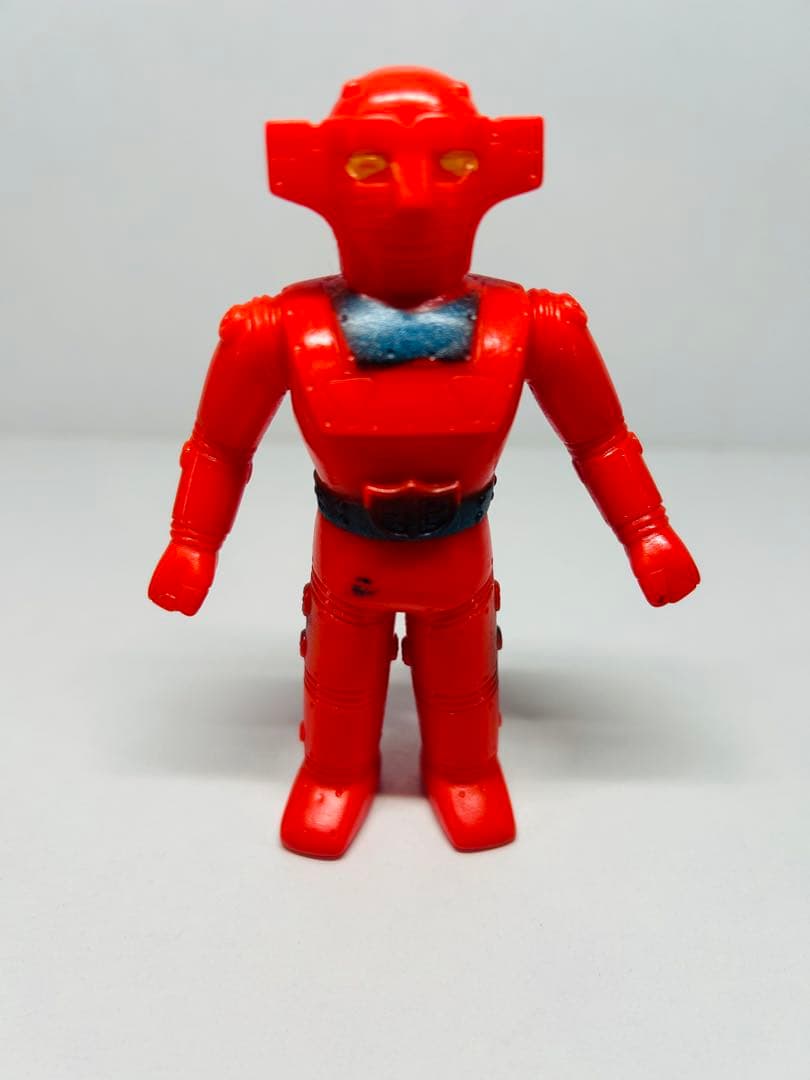 ブルマァク　レッドバロン　ミニソフビ 赤　当時物　ビンテージ　特撮