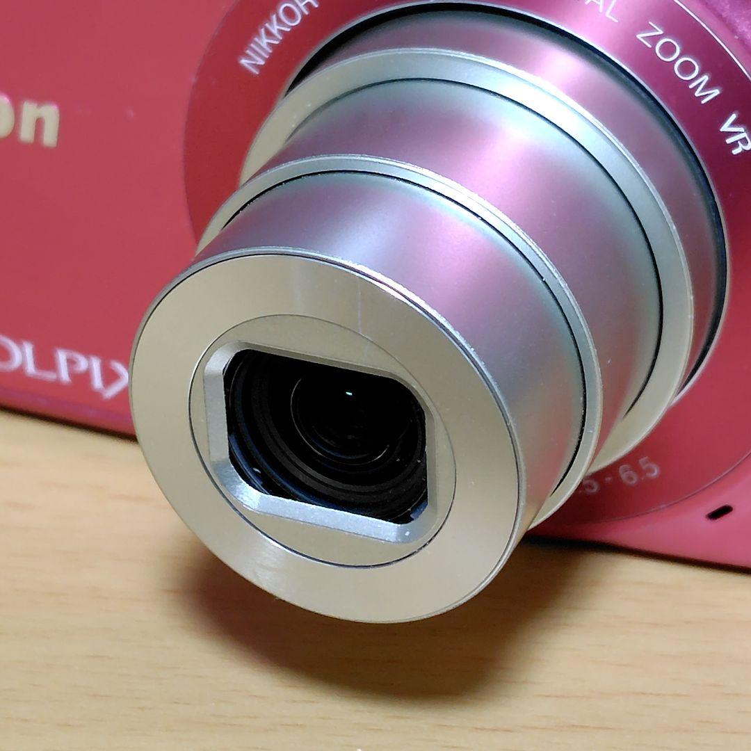 【付属品完備 動作確認済】ニコン クールピクスS3300オールドコンデジ ピンク