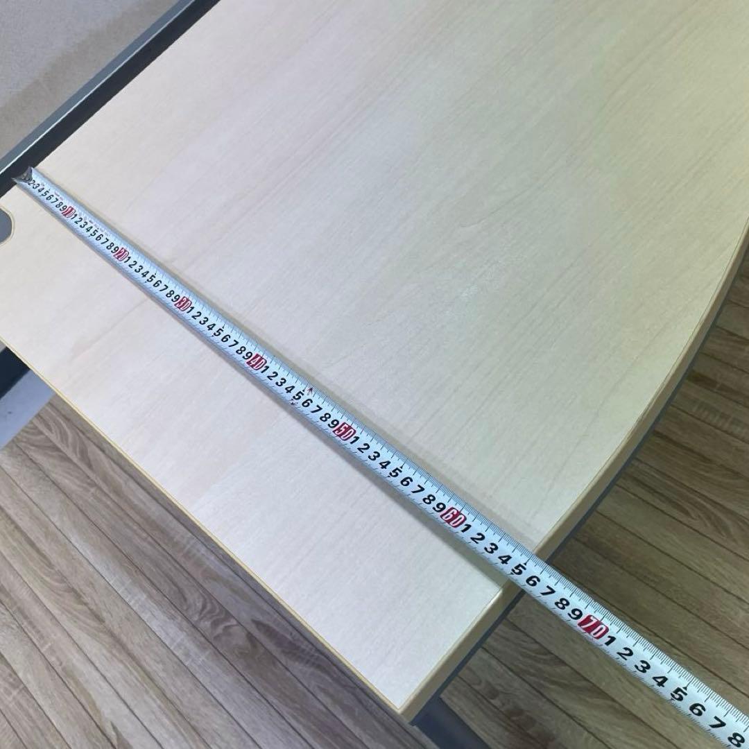 オカムラ 両ラウンドデスク 3段サイドデスクセット★サイドデスク別出品セット販売