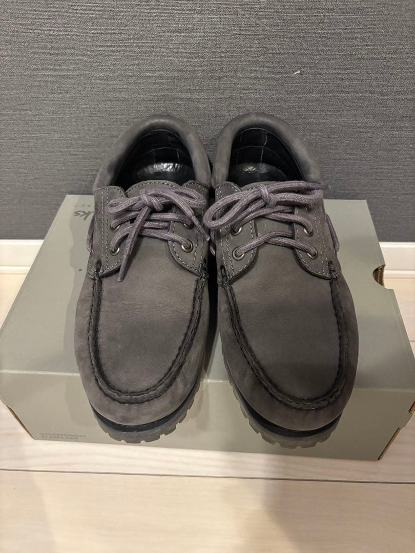 【美品】Timberland スリーアイ　グレー　26.0cm