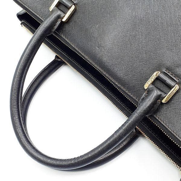 ◆美品◆ エムシーエム MCM ハンドバッグ トートバッグ 鞄 レザー 黒系