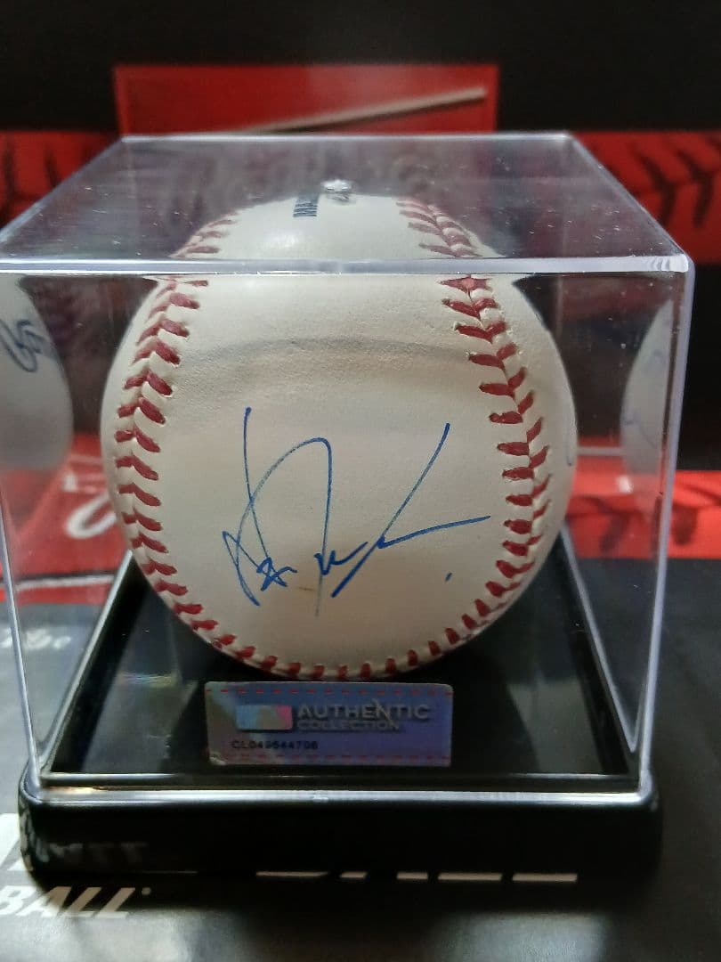 写真付き！MLB公式球　山本由伸　大谷翔平　佐々木朗希　直筆サインボール