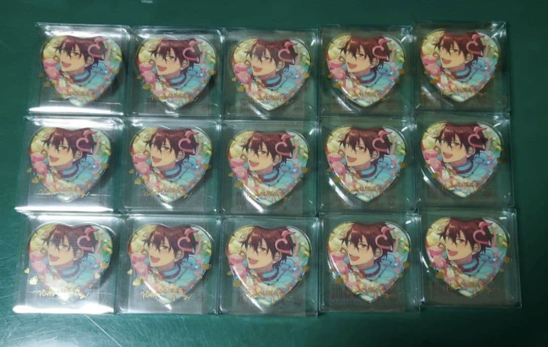 あんスタ ホワイトデー ハート缶バッジ 守沢千秋